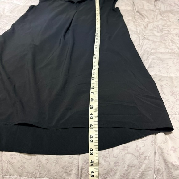 Athleta Daybreak Lightweight Midi Dress Womens Small Black Athleisure Relaxed - Picture 6 of 6